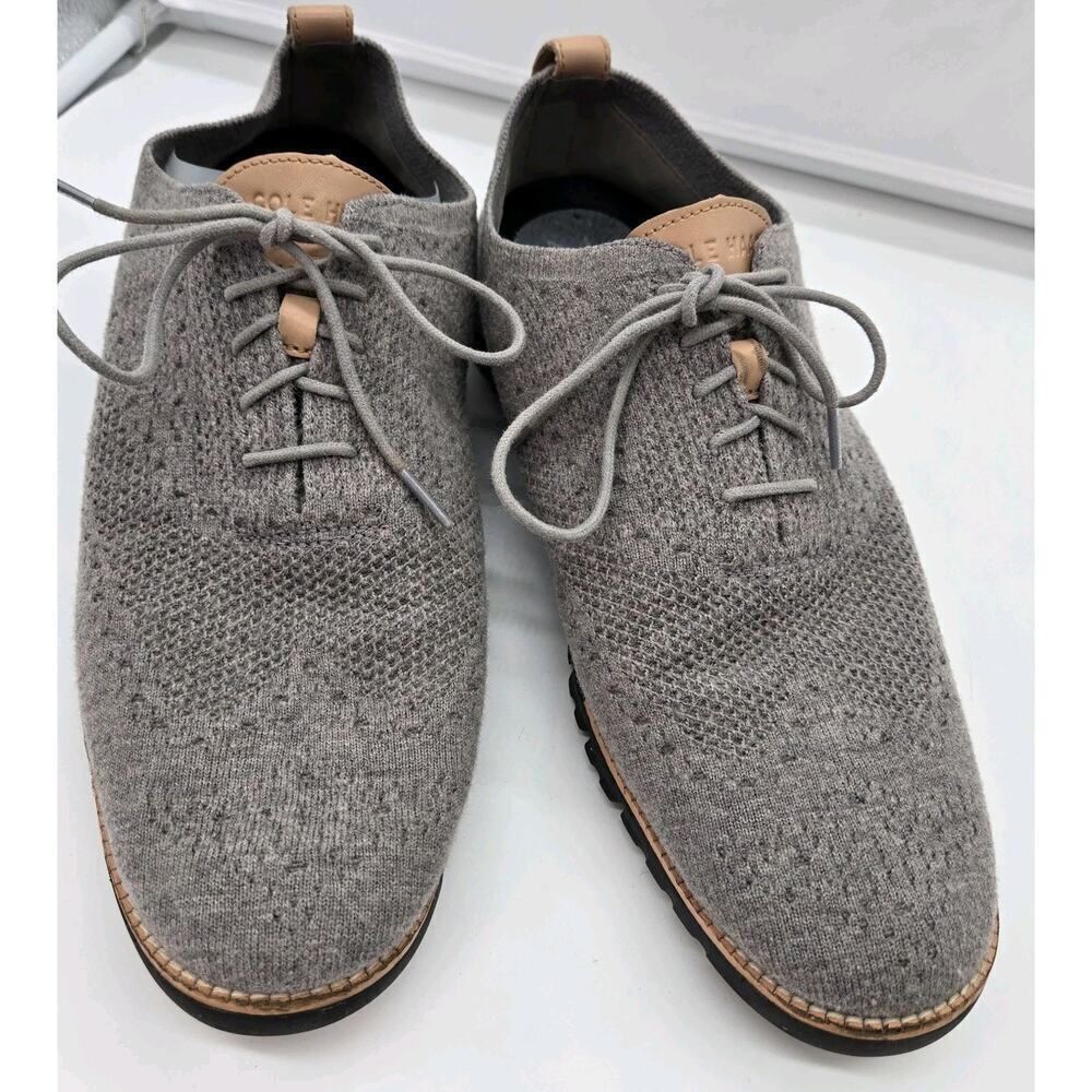 Cole Haan Zerogrand Wingtip Oxford Mens Sz 13 Stitchlite Ironstone Gray Shoes